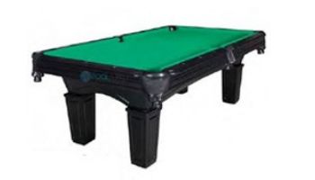 Hathaway Cobra 8-Foot Slate Pool Table | Black Felt | NG2687BK