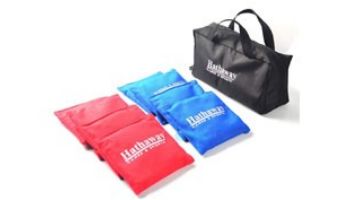 Hathaway Regulation Cornhole Bag Set with Included Case | Blue _ Red | BG5039