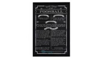 Hathaway Air Hockey Game Rules Wall Art | NG2029AH BG2029AH