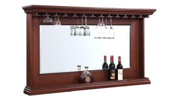 Hathaway Seville 62-In Hardwood Back Bar Mirror | Mahogany Finish | NG2729 BG2729