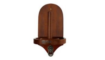 Hathaway Premier Wall-Mounted Cone Chalk Holder | Walnut | NG2549W BG2549W