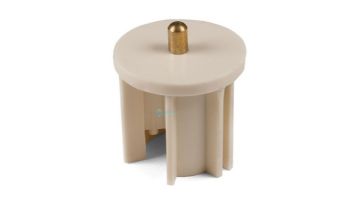 Coolaroo 30 mm Idle End Plug Rib | Cream | Z 1-IP30