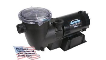 Waterway CSA Supreme 48-Frame .75HP Above Ground Pool Pump 115V 10.3 Amps | 25' NEMA Cord | PSPC1075-25