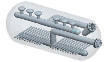 Waterco MDD10000 79" Micron Commercial Horizontal Sand Filter 7Bar | 10" Flange Connection Deep Deep Bed