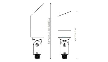 FX Luminaire MU LED Up Light | Sedona Brown | MU-LED20WFL-SB
