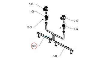 Raypak Manifold Lower | 007449F