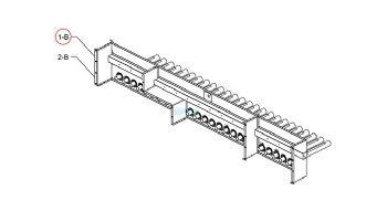 Raypak Burner Assembly with Burners | 009598F