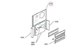 Raypak Upper Left Side Jacket Panel | 009663F