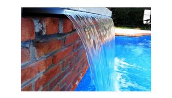 Natural Wonders Classic 48" Waterfall with | 12" Lip Back Port | Clear | 25577-435-120
