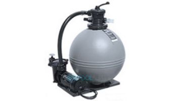 Waterway TWM 19_quot; Sand Filter System | 1HP Pump | 3_#39; NEMA Cord | 520-1917-6S