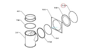 Raypak Flue Exhaust Cover Panel | 009713F