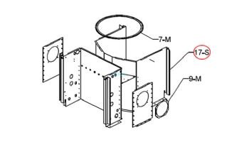 Raypak Support Assembly  Controls and Flue Exhaust | 009677F