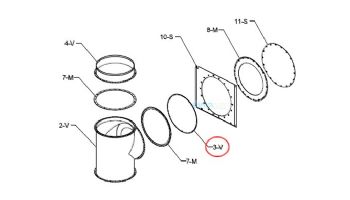 Raypak Flue Exhaust Tee Cap | 009705F