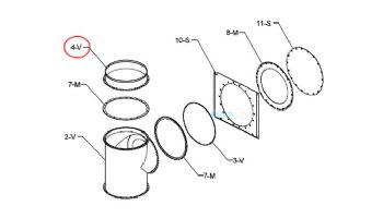 Raypak Flue Exhaust Adapter | 009709F