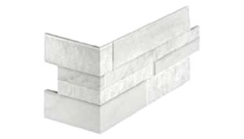 National Pool Tile Carrara Porcelain Tile Corner | Bianco White | CRA-BIANCO CNR