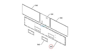 Raypak Lower Front Jacket Panel | 009653F