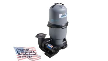Waterway ClearWater II Above Ground Pool D.E. Standard Filter System | 1.5HP 2-Speed Pump 18 Sq. Ft. Filter | 3' Twist Lock Cord | 522-5037-3S