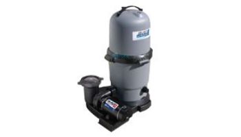 Waterway ClearWater II Above Ground Pool Standard Cartridge Filter System | 1.5HP 2-Speed Pump 100 Sq. Ft. Filter | 3_#39; Twist Lock Cord | 522-5147-3S