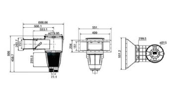 Waterco Supaskimmer Widemouth | Concrete | 29210