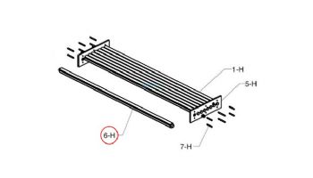 Raypak Heat Exchange Tube | Cupro Nickel | 007745F