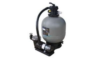 Waterway Carefree Above Ground Pool 26" Top Mount Sand Deluxe Filter System | 1.5HP Pump 3.5 Sq. Ft. Filter | 3' Twist Lock Cord | FSS026915-3S 
