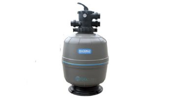 Waterco Exotuf Plus E602 24" Top Mount Deep Bed Sinking Bead Sand Filter with Multiport Valve | 3 Sq. Ft. 60 GPM | 2260249B
