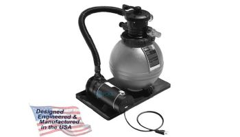 Waterway TWM-30-S Sand Above Ground Pool Sand Filter System | 1/2HP Pump Without Trap 16" Filter | 520-1601LT