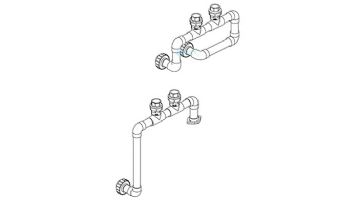 Raypak Bypass Plumbing Assembly CPVC | Cold Run | 015764F