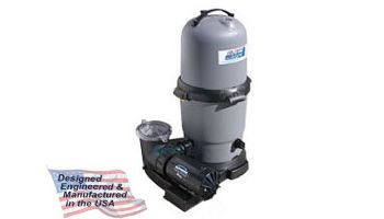 Waterway CSA ClearWater II Above Ground Pool Deluxe Cartridge Filter System | 1HP Pump 100 Sq. Ft. Filter | FCSC10010-25S