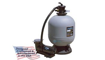Waterway CSA Carefree Above Ground Pool 19" Top Mount Sand Deluxe Filter System | 1HP Pump 2.0 Sq. Ft. Filter | FSSC019910-25S