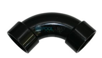 Waterco 2_quot; 50mm Socket PVC Sweep Elbow 90 Degree | Black | Pressure Rated | 121553