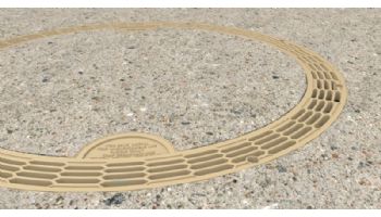 Custom Molded Products 20" Unblockable Ring Complete Drain | Tan | 25506-339-000