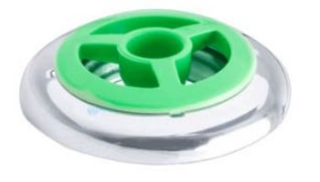 Custom Molded Product Air X Therapy Ring | Silver Binetic Face with Stainless Steel Flange | 23512-321-502