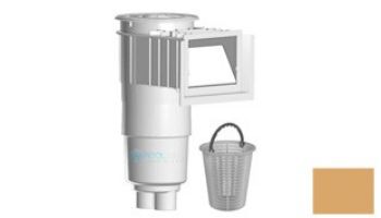 AquaStar Flow Star Skimmer with Water Stop Face, Float Assembly, Basket, Lid, Adjustable Collar and 9" Ultra Basket | White | SKR101-L
