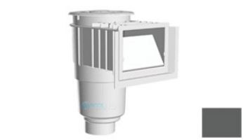 AquaStar Flow Star Skimmer with Water Stop Face, Float Assembly, Basket, Lid, Adjustable Collar and 4" Socket Sump | White | SKR101D