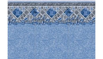 8' x 12' Oval 54" Athena Pattern E-Z Bead 20 Mil Liner | 4000 Series - Heavy Duty (HD) Beaded Liner | 5-0812 ATHENA 2