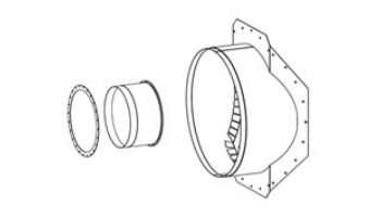 Raypak Flue Exhaust Adapter Assembly | 012282F