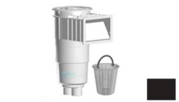 AquaStar Flow Star Skimmer with Flush Face, Float Assembly, Basket, Lid, Adjustable Collar and 9" Ultra Basket | White | SKR201-L