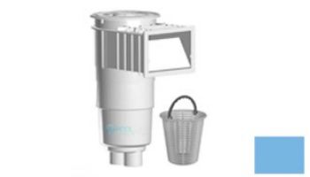 AquaStar Flow Star Skimmer with Flush Face, Float Assembly, Basket, Lid, Adjustable Collar and 9" Ultra Basket | White | SKR201-L
