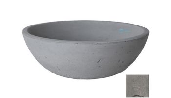 Water Scuppers & Bowls Marseilles Planter Bowl | 21" Charcoal Sandblasted | WSBMARS21CHAR