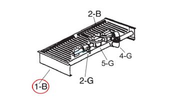 Raypak Burner Tray without Burners | 002099F