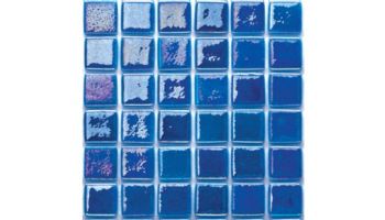 Betsan Glass Tile Artistic Series | Light and Dark Blue Mix | A242 Mix