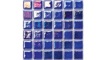 Betsan Glass Tile Artistic Series | Iridescent Blue | Miss A218