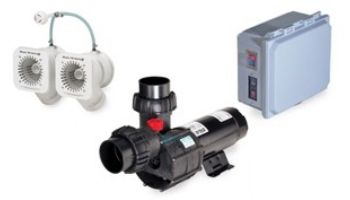 Speck Pumps Badustream II Package A 4HP GFCI+CP Pump | SS484-2400M-1RW loading=