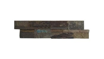 National Pool Tile Bark Ledger Panel 6x24 | 130111