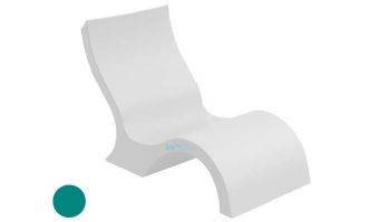 Ledge Lounger Signature Collection Lowback Chair | Teal | LL-SG-LBCR-TL