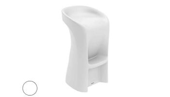 Ledge Lounger Signature Collection Barstool | Bar Height - Seat Height 29.5" | White | LL-SG-BS42-W