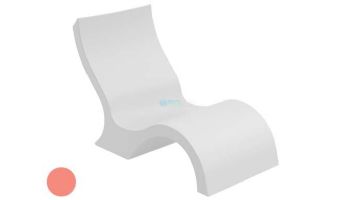 Ledge Lounger Signature Collection Lowback Chair | Coral | LL-SG-LBCR-CO