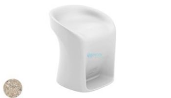 Ledge Lounger Signature Collection Barstool | Counter Height - Seat Height 17.5" | White | LL-SG-BS30-W