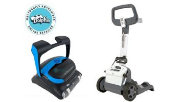 Maytronics Dolphin Nautilus CC Supreme WiFi Connected Robotic Pool Cleaner with Caddy | 99991083-CADDY